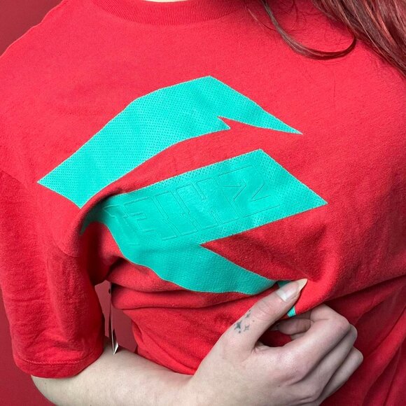 FOX / Y2K NWT red and teal tee shirt 🩵❤️ - Picture 3 of 5
